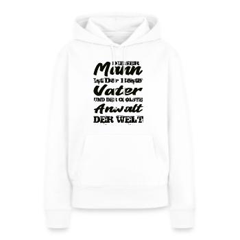 Anwalt - Frauen Premium Bio Hoodie - Weiß - Vorne - Julia (174cm)