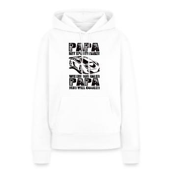 Sportwagen - Frauen Premium Bio Hoodie - Weiß - Vorne - Julia (174cm)