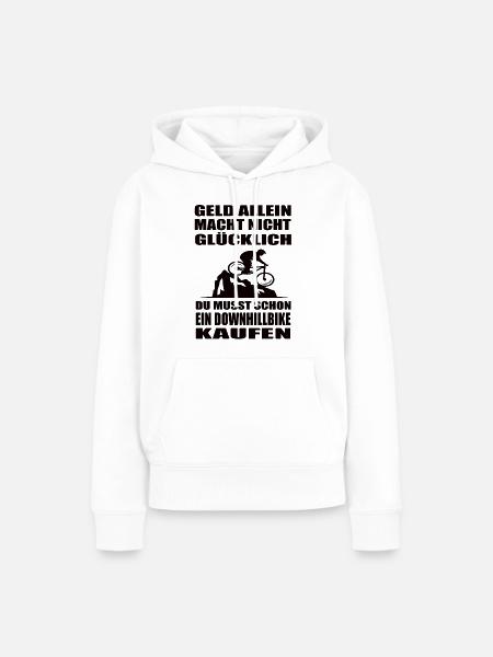 Downhill - Frauen Premium Bio Hoodie - Weiß