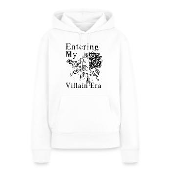 Die Ära der Schurken beginnt - Frauen Premium Bio Hoodie - Weiß - Vorne - Julia (174cm)