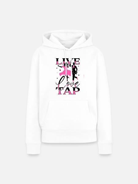Stepptänzer Stepptanzschuhe Stepptanzlehrer - Frauen Premium Bio Hoodie - Weiß