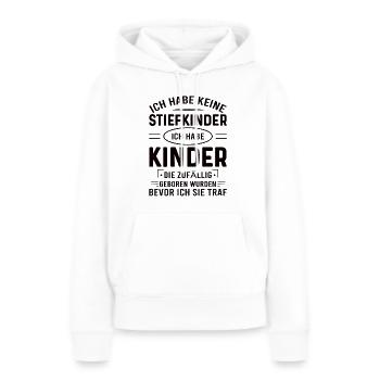 Stiefvater Stiefvater Geburtstag Stiefvater - Frauen Premium Bio Hoodie - Weiß - Vorne - Julia (174cm)
