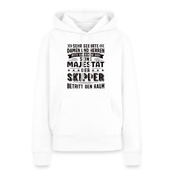 Skipper Geburtstag Skipper Sprüche Skipper - Frauen Premium Bio Hoodie - Weiß - Vorne - Julia (174cm)
