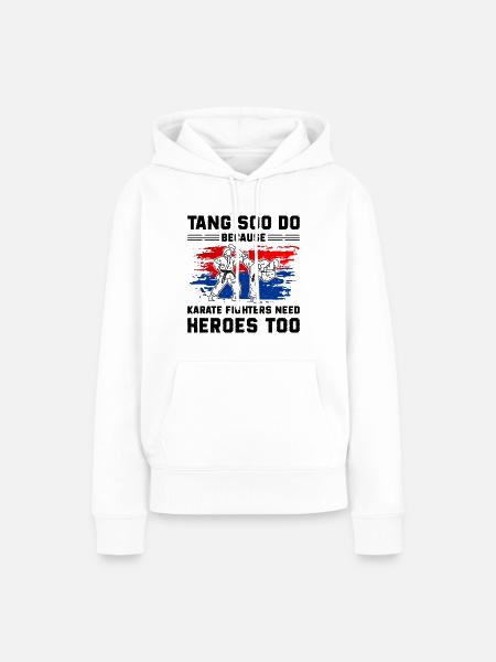 Tang Soo Do Geschenk - Frauen Premium Bio Hoodie - Weiß