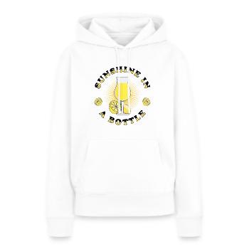 Limoncello italien Lover Liqueur de citron - Sweat à capuche Premium bio Femme - blanc - Devant - Julia (174cm)