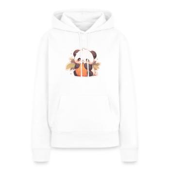 Panda Pandas Pandabären Baby Panda Tiere - Frauen Premium Bio Hoodie - Weiß - Vorne - Julia (174cm)