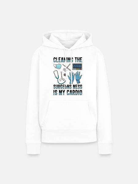 Scrub Tech OP-Techniker Chirurgischer Technologe - Frauen Premium Bio Hoodie - Weiß