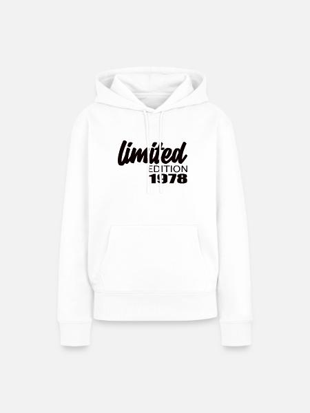 Limited Edition 1978 - Frauen Premium Bio Hoodie - Weiß