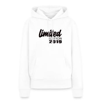 Édition limitée 2019 - Sweat à capuche Premium bio Femme - blanc - Devant - Julia (174cm)