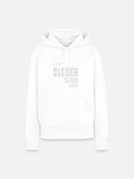Näher - Frauen Premium Bio Hoodie - Weiß