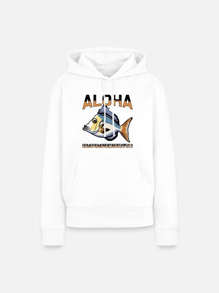 Humuhumunukunukuapua'a Riff-drückerfisch - Frauen Premium Bio Hoodie - Weiß