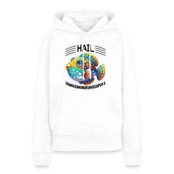Humuhumunukunukuapua'a Riff-drückerfisch - Frauen Premium Bio Hoodie - Weiß - Vorne - Julia (174cm)