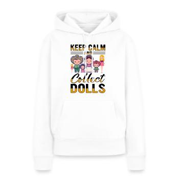 Poupée de collection Poupée en porcelaine Antique - Sweat à capuche Premium bio Femme - blanc - Devant - Julia (174cm)