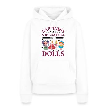 Poupée de collection Poupée en porcelaine Antique - Sweat à capuche Premium bio Femme - blanc - Devant - Julia (174cm)