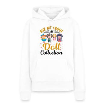 Poupée de collection Poupée en porcelaine Antique - Sweat à capuche Premium bio Femme - blanc - Devant - Julia (174cm)