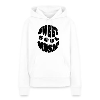 Sweet Soul Music - Frauen Premium Bio Hoodie - Weiß - Vorne - Julia (174cm)