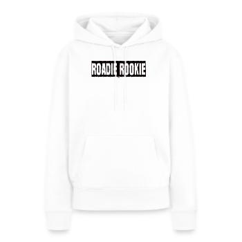Roadie Rookie Rennrad Bike Roadbike Rennräder - Frauen Premium Bio Hoodie - Weiß - Vorne - Julia (174cm)