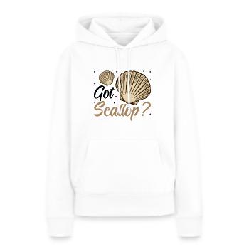Muschel Muschelsammler Jakobsmuschel - Frauen Premium Bio Hoodie - Weiß - Vorne - Julia (174cm)