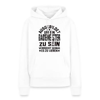 Sauveteurs Nageurs nageurs sauveteurs - Sweat à capuche Premium bio Femme - blanc - Devant - Julia (174cm)
