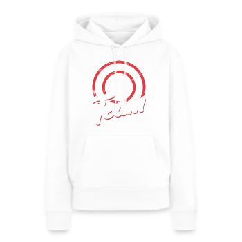 Pfoten Rettungs Team Tierrettung Tierschutz - Frauen Premium Bio Hoodie - Weiß - Vorne - Julia (174cm)