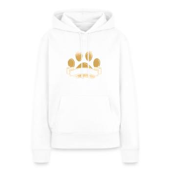 Mein Hund Hat Mich Gerettet Hunde Besitzer - Frauen Premium Bio Hoodie - Weiß - Vorne - Julia (174cm)
