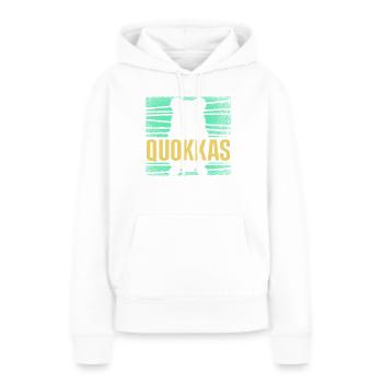 Quokkas Wurden Erschaffen, Um Die Laune Zu Verbess - Frauen Premium Bio Hoodie - Weiß - Vorne - Julia (174cm)