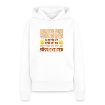 Halloween Vorhersage Meistens Betrunken Mit Einer - Frauen Premium Bio Hoodie - Weiß - Vorne - Julia (174cm)