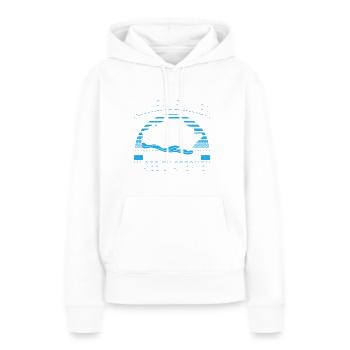 Ankerdemiker Person Die Es Liebt In See Zu Stechen - Frauen Premium Bio Hoodie - Weiß - Vorne - Julia (174cm)