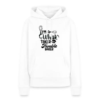 Je suis un manieur de fouet et un - Sweat à capuche Premium bio Femme - blanc - Devant - Julia (174cm)