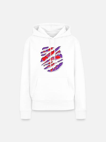 Florenz innen - Frauen Premium Bio Hoodie - Weiß