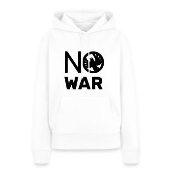 No War- No War - Women’s Premium Organic Hoodie - white - Front - Julia (174cm)