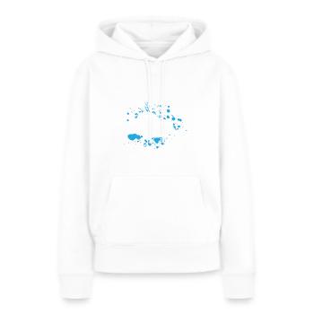Was ist besser als ein Barsch? Viele Barsche - Frauen Premium Bio Hoodie - Weiß - Vorne - Julia (174cm)