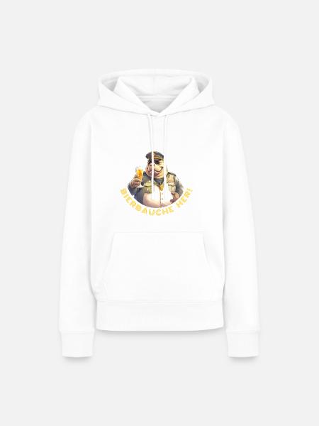 Bierbäuche her! - Frauen Premium Bio Hoodie - Weiß