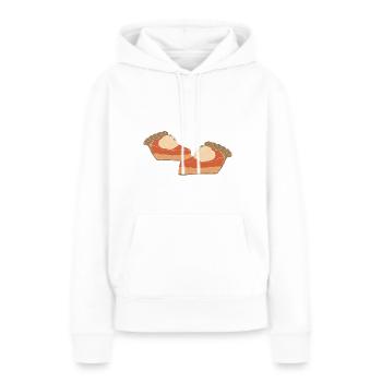 Was ist besser als eine Torte? Zwei Torten Lieblib - Frauen Premium Bio Hoodie - Weiß - Vorne - Julia (174cm)