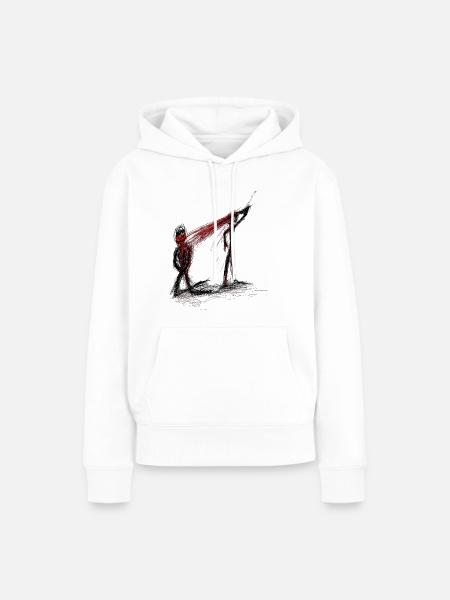 Frindly Fire - Frauen Premium Bio Hoodie - Weiß