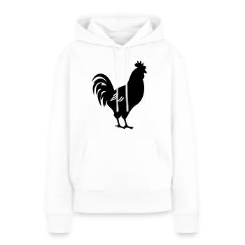 Chicken - Women’s Premium Organic Hoodie - white - Front - Julia (174cm)