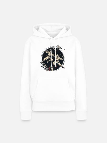 Arnis Eskrima Kali Fma - Frauen Premium Bio Hoodie - Weiß