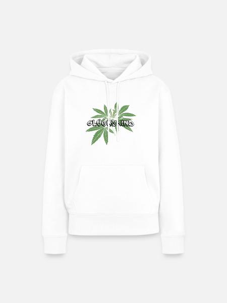 GLÜCKSKIND 2 - Frauen Premium Bio Hoodie - Weiß