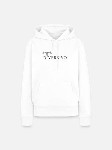 UMLEITUNG - Frauen Premium Bio Hoodie - Weiß