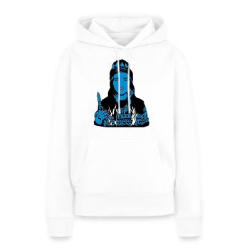 Colt - Butterfly Girl - Sweat à capuche Premium bio Femme - blanc - Devant - Julia (174cm)