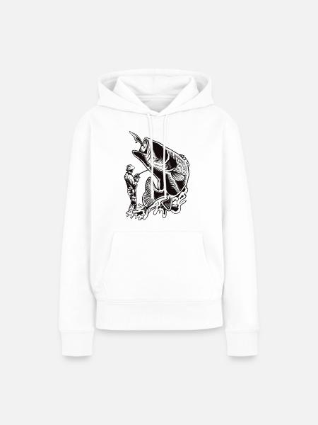 Wassersport - Frauen Premium Bio Hoodie - Weiß