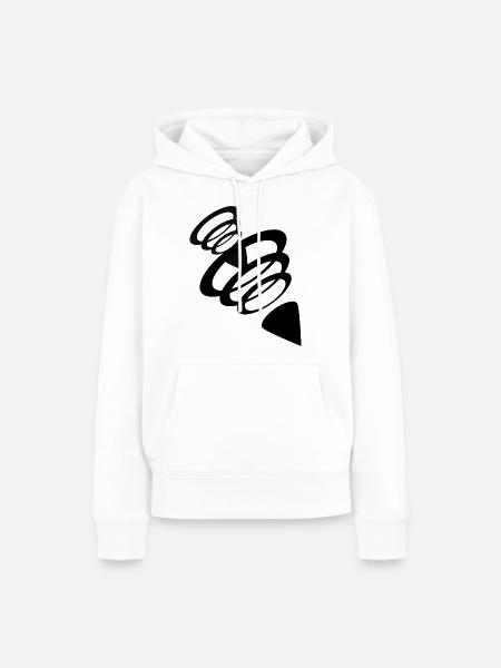 logo - Frauen Premium Bio Hoodie - Weiß