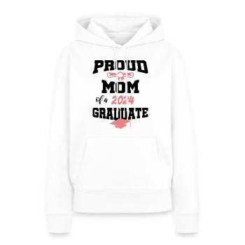 Absolvent Sponsion Graduate stolze Mutter 2024 - Frauen Premium Bio Hoodie - Weiß - Vorne - Julia (174cm)