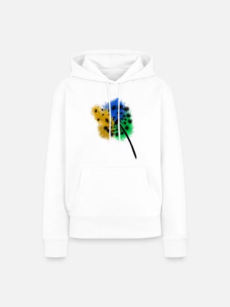 pusteblume - Frauen Premium Bio Hoodie - Weiß