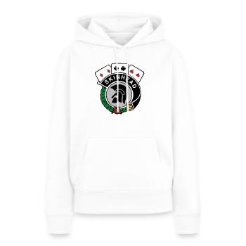 Trojan redskinhead - Frauen Premium Bio Hoodie - Weiß - Vorne - Julia (174cm)