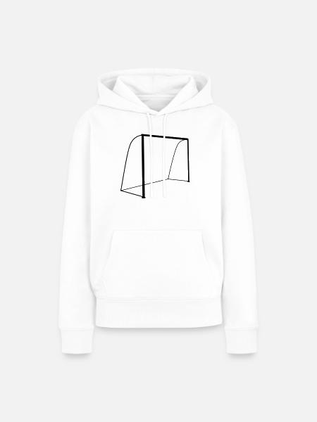 Ziel - Frauen Premium Bio Hoodie - Weiß