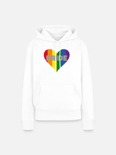 Stolz - Frauen Premium Bio Hoodie - Weiß