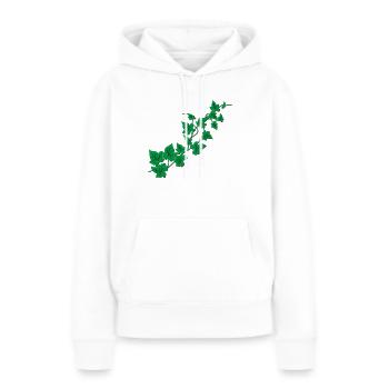 Efeu / Ivy - Frauen Premium Bio Hoodie - Weiß - Vorne - Julia (174cm)