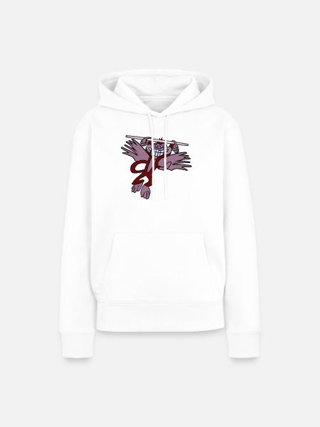 Fliegen - Frauen Premium Bio Hoodie - Weiß
