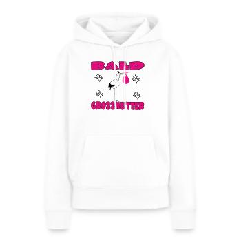 KAHLE GROSSMUTTER - Frauen Premium Bio Hoodie - Weiß - Vorne - Julia (174cm)